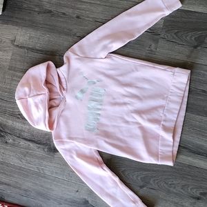 Pink Puma Hoodie Sweatshirt